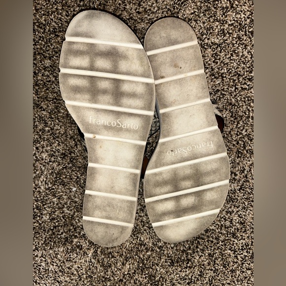 Franco Sarto Darius Reptile Flip Flop - Slide - Wedge - Sz 8.5 - Picture 4 of 6